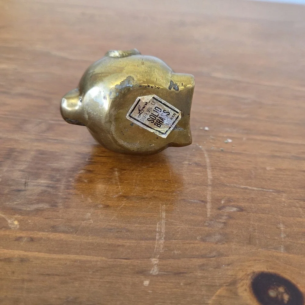 Vintage Brass Animal Small Figurine Paperweight